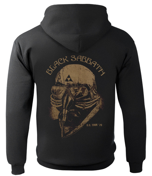 bluza BLACK SABBATH - TOUR 78, rozpinana z kapturem