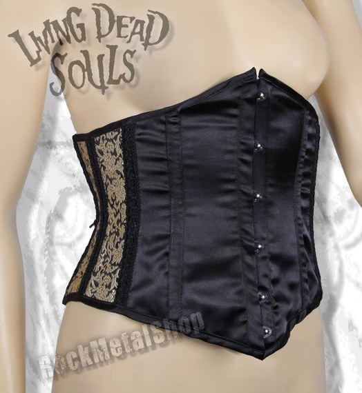 gorset LIVING DEAD SOULS (BLACK) (CR7017) 