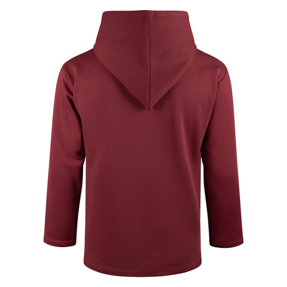 bluza BORDOWA bez nadruku z kapturem