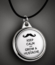 wisior KEEP CALM AND GROW A MUSTACHE 