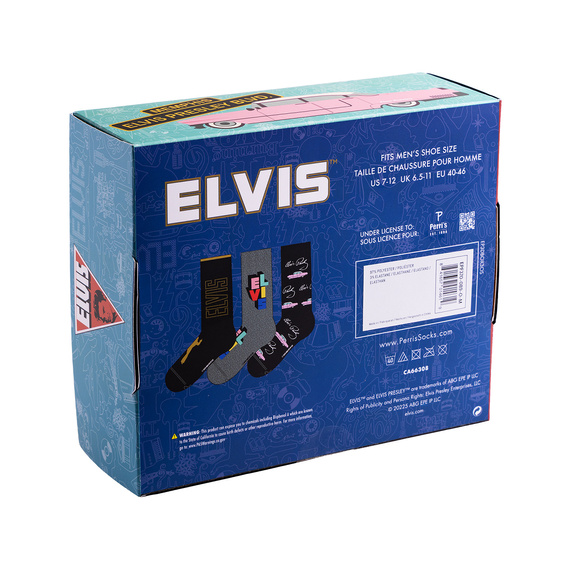 skarpetki ELVIS PRESLEY box - zestaw 3 par