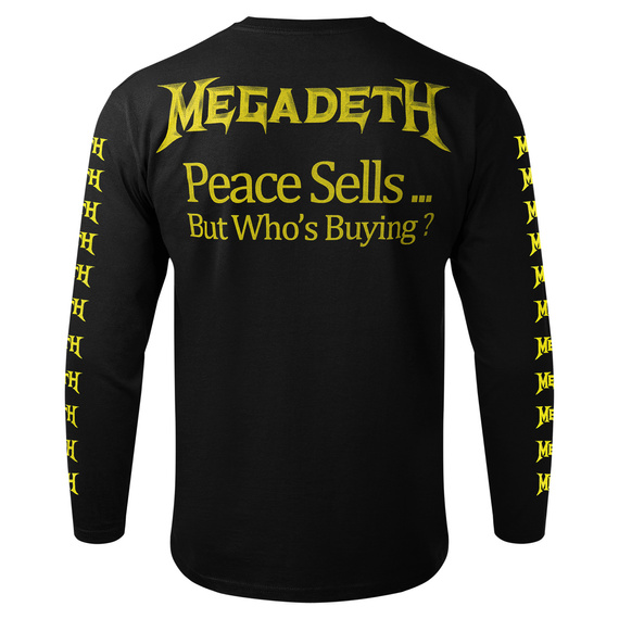 longsleeve MEGADETH - PEACE SELLS... BUT WHO'S BUYING?