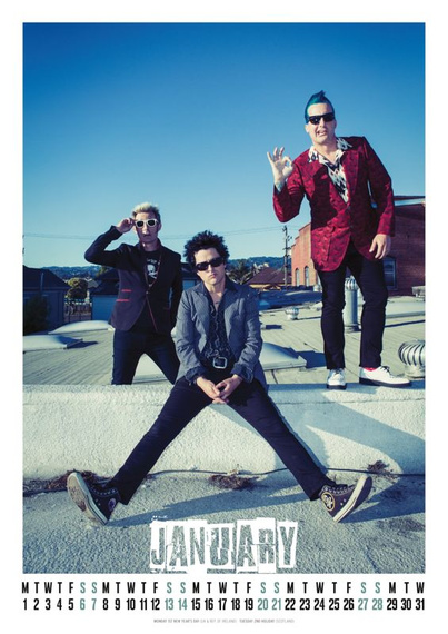 kalendarz GREEN DAY 2018