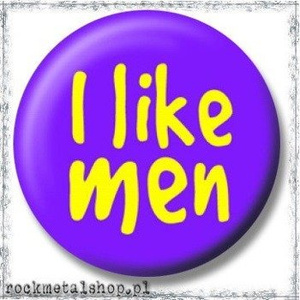 przypinka I LIKE MEN