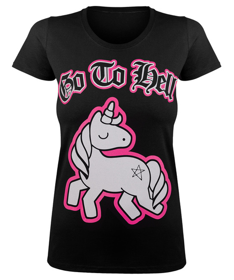 bluzka damska AMENOMEN - UNICORN (GO TO HELL) (OMEN177DA)