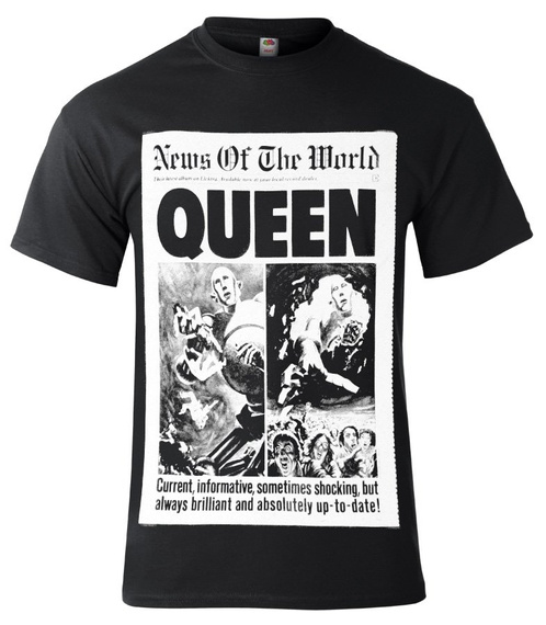 koszulka QUEEN - NEWS OF THE WORLD