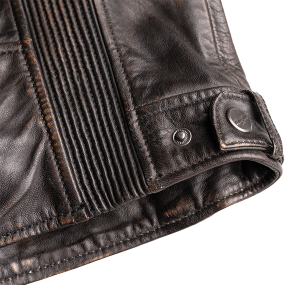 kurtka skórzana MMDEZIMUS MEN RACER  VINTAGE BLACK