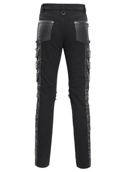 spodnie męskie DEVIL FASHION - BLACK GOTHIC PUNK