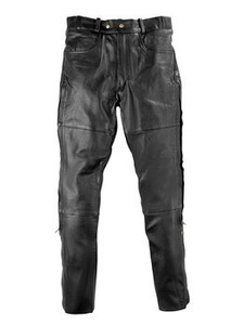 spodnie skórzane UNIK, proste UNISEX