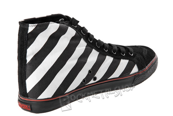 buty DRAVEN - DP ALCATRAZ HIGH black/white 