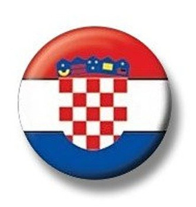 przypinka FLAGA CHORWACJI