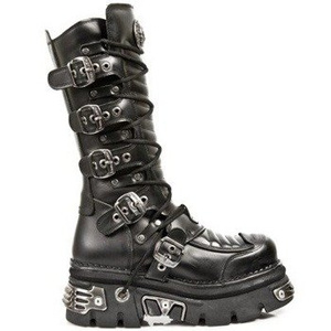 buty NEW ROCK ITALI NEGRO, REACTOR NEGRO E17 TOBERAS ORIF Y CANAL [M.985-C1]