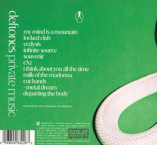 DEFTONES: PRIVATE MUSIC (CD)