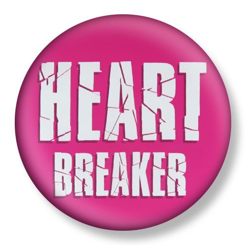 przypinka HEART BREAKER Ø38mm