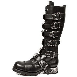 buty NEW ROCK TIMBER NEGRO, MOTOROCK NEGRO TACON ACERO [M-MR009-C1]