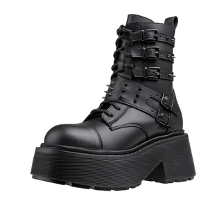 botki damskie ALTERCORE czarne (ABYSS VEGAN BLACK)