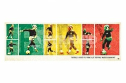 plakat BOB MARLEY - FOOTBALL