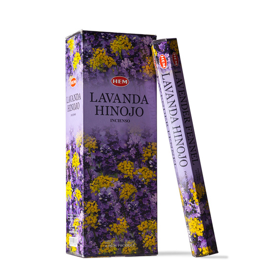 kadzidełka LAVENDER FENNEL (LAWENDA ), zestaw 6 opakowań (120 szt.)