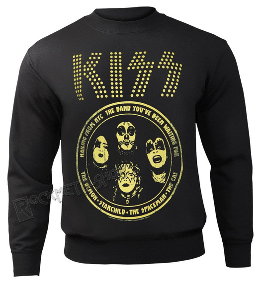 bluza KISS - BAND, bez kaptura