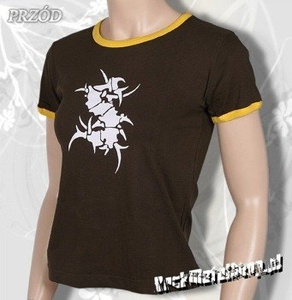 bluzka damska SEPULTURA - LOGO brązowa