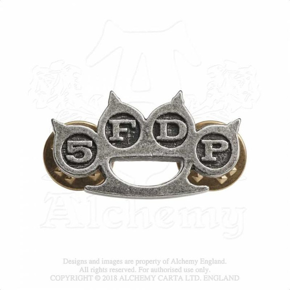 przypinka FIVE FINGER DEATH PUNCH - 5FDP KNUCKLE DUSTER