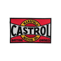 naszywka termiczna CASTROL - BRITISH OWNED