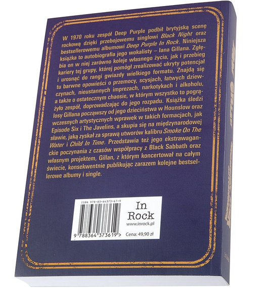 książka IAN GILLAN - HIGHWAY STAR autobiografia - Ian Gillan i David Cohen (oprawa miękka)