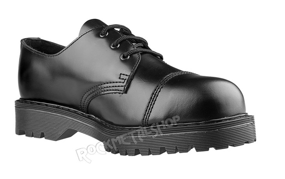 glany NEVERMIND - CZARNE (3 dziurki) polerowane