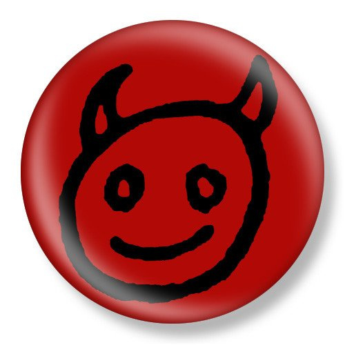 przypinka DIABEŁEK Ø38mm