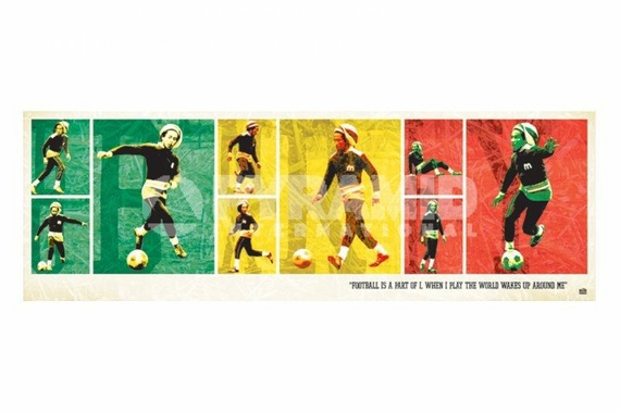 plakat BOB MARLEY - FOOTBALL 