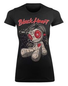 bluzka damska BLACK HEART - WOODOO DOLL