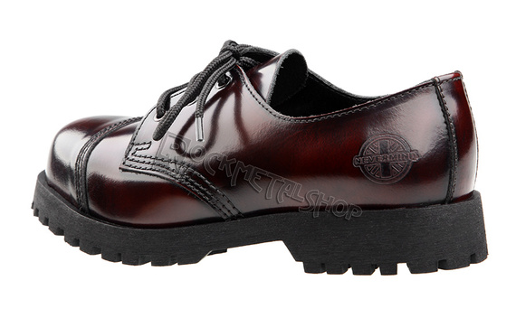 glany NEVERMIND - BORDOWE PRZECIERANE (3 dziurki) polerowane