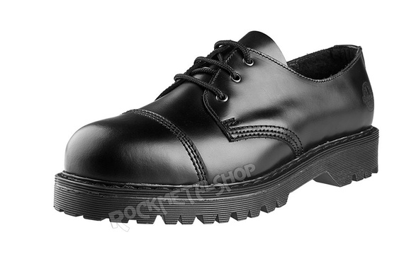 glany NEVERMIND - CZARNE (3 dziurki) polerowane