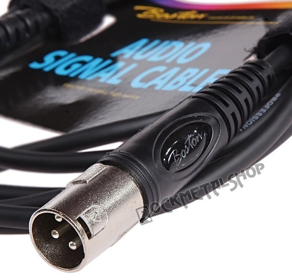 przewód audio BOSTON: XLR - duży jack (6.3mm) stereo / 3m