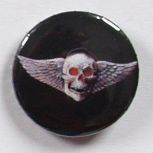 przypinka WINGS SKULL