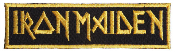 naszywka IRON MAIDEN - LOGO YELLOW