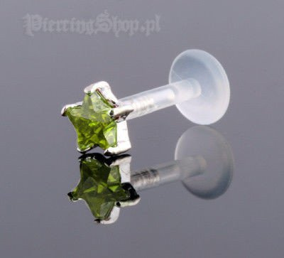 kolczyk do wargi LABRET LA-107 ZIEL