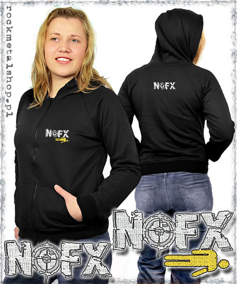 bluza damska NOFX kangurka rozpinana