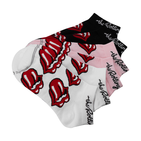 stopki THE ROLLING STONES - LOGO, zestaw 3 par