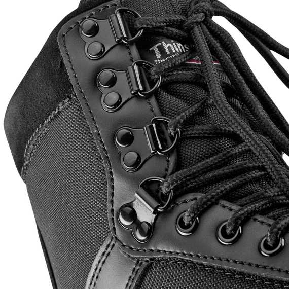 obuwie taktyczne SECURITY BOOT 9-cio dziurkowe CZARNE