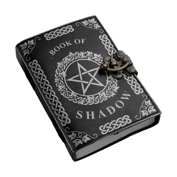 notes/zeszyt w skórzanej oprawie BOOK OF SHADOW