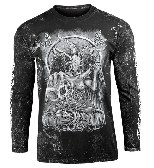 longsleeve AMENOMEN - DEMON (OMEN023LO ALLPRINT WHITE)