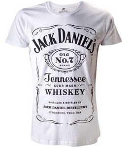 koszulka JACK DANIELS - WHITE LOGO