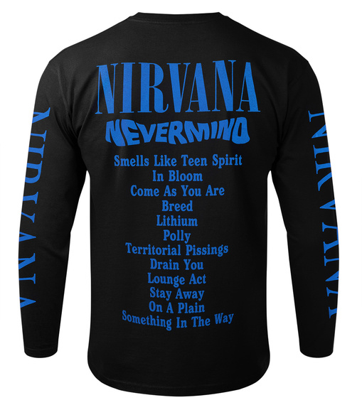 longsleeve NIRVANA - NEVERMIND czarna