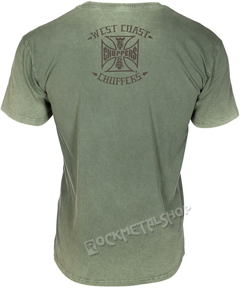 koszulka WEST COAST CHOPPERS - WCC WINGS LOGO, barwiona