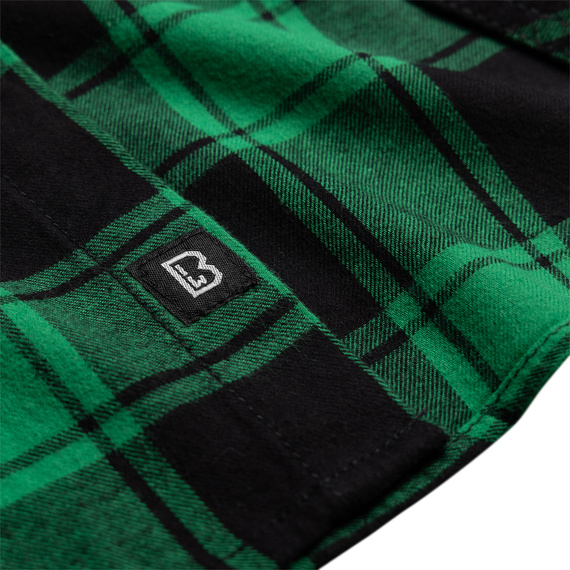 koszula CHECKSHIRT - GREEN/BLACK GINGHAM