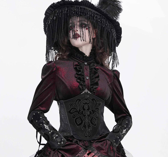 rękawiczki DEVIL FASHION - BLACK GOTHIC PUNK