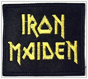 naszywka IRON MAIDEN - LOGO YELLOW