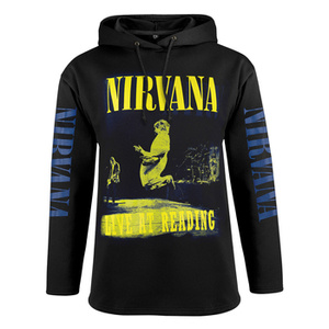 bluza NIRVANA - LIVE AT READING czarna, z kapturem