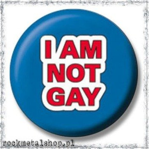 przypinka NOT GAY
